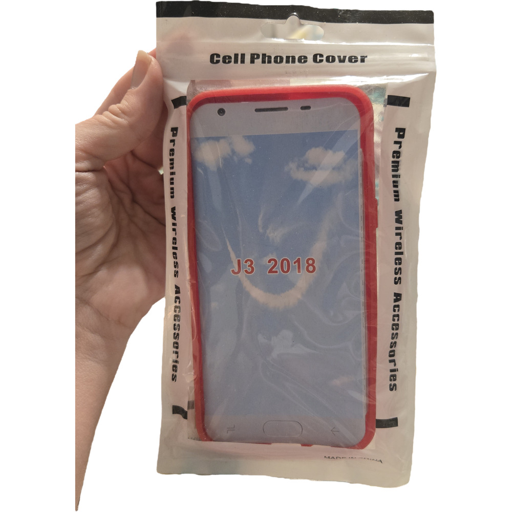 Premium Red Silicone Case for Samsung Galaxy J3 (2018)